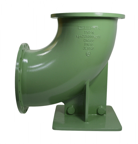 Pipe bend N-piece DN500